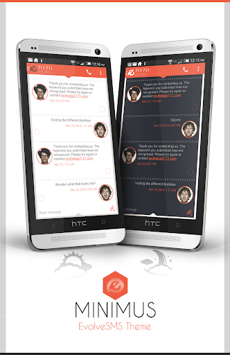 EvolveSMS Theme - Minimus