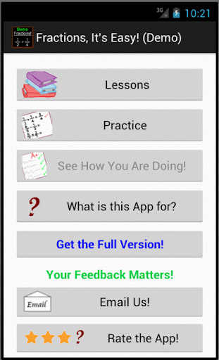 Fractions It's Easy Demo