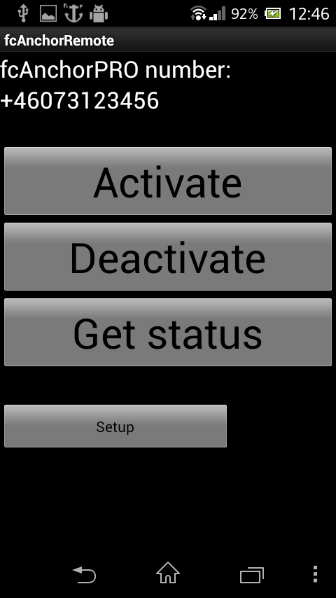 Anchor watch Remote Screen 3