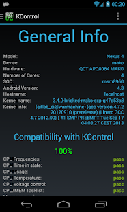 Free KControl - Full Kernel Control APK for PC
