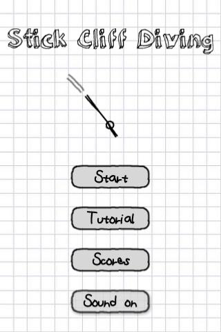 Android application Stickman Cliff Diving screenshort
