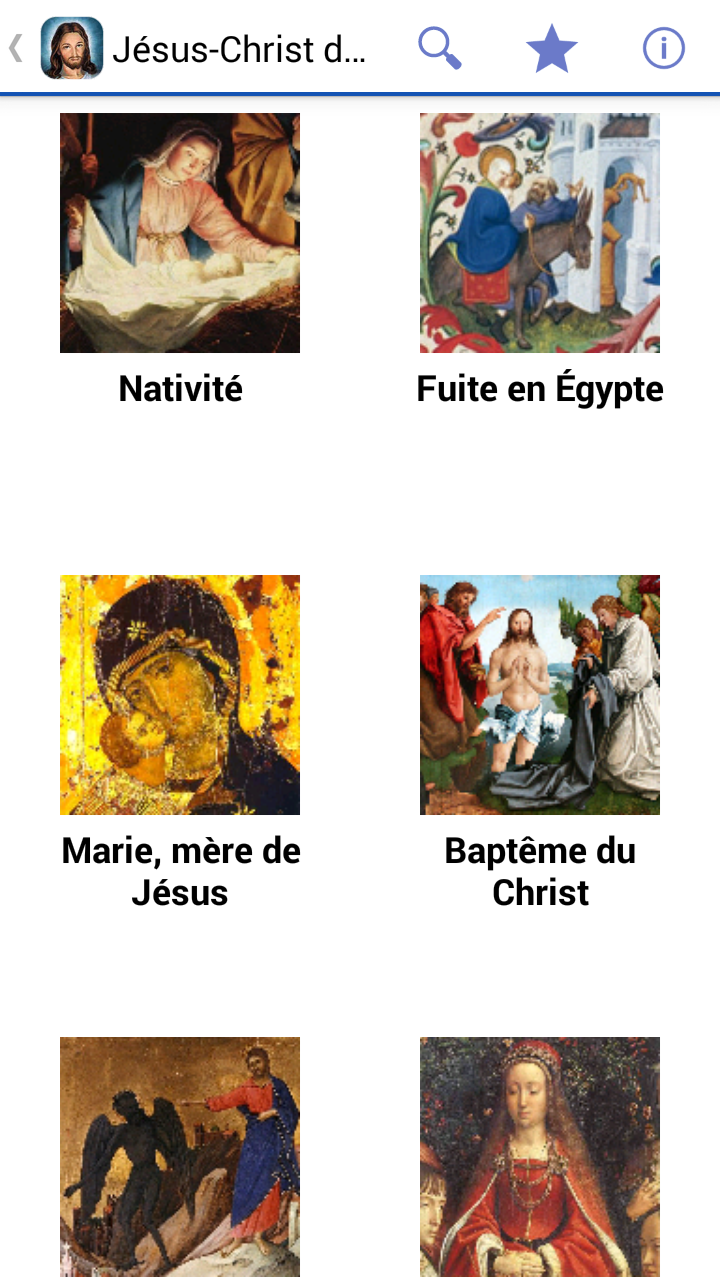 Android application Jesus Art Premium screenshort
