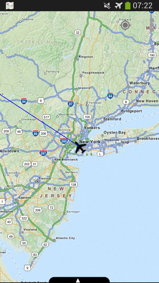 Flight Map HD Screen 2