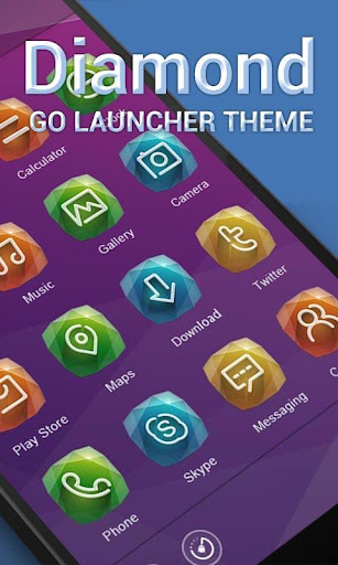 Diamond GO LAUNCHER THEME