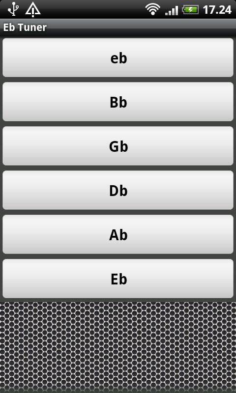 Android application Eb Tuner screenshort