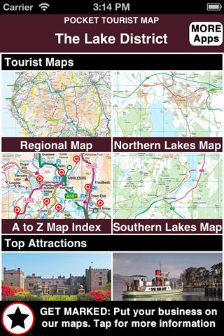 【免費旅遊App】Lake District Tourist Map-APP點子