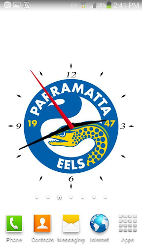 Parramatta Eels Analog Clock
