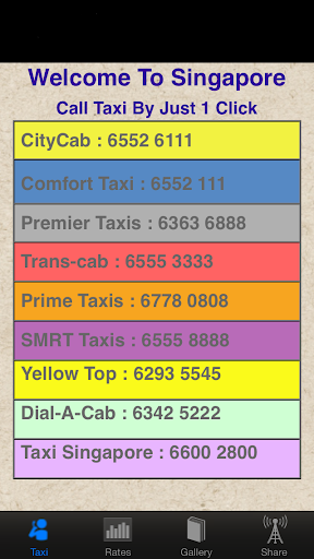 SG Call Taxi
