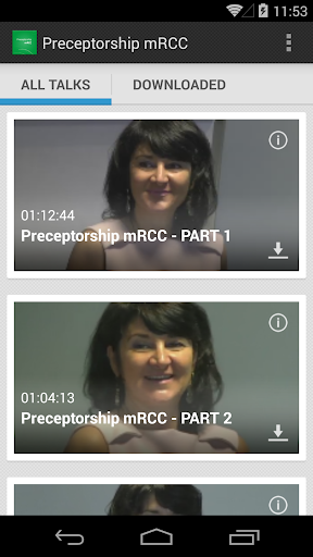 Preceptorship mRCC