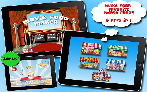 Movie Food Maker 5 Games in 1