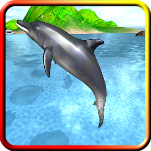 Dolphin Swim & Play Game logo