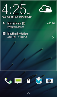 HTC 'Lock Screen' screenshot