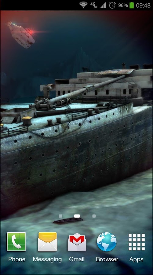 Titanic 3D Pro live wallpaper - screenshot