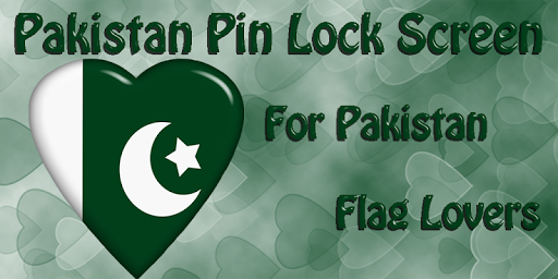 Pakistan Flag Pin Lock Screen