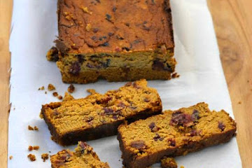 Coconut Pumpkin Cranberry Bread