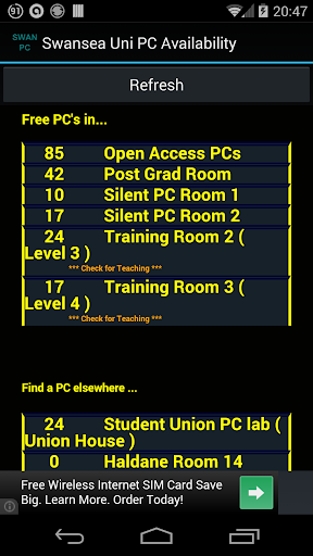 Swansea University PCs