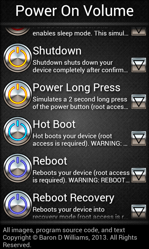 Power On Volume (Button Fix) Screen 2