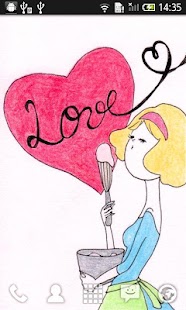 Free Download GirlsIllustration livewall APK