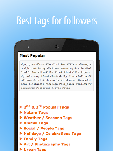 Tags for Follower - Twitter