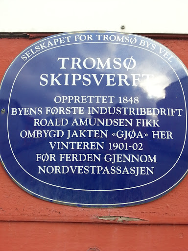 Tromsø Skipsverft Plaque