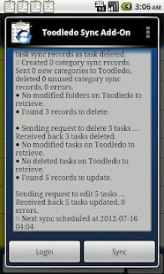Toodledo.com Sync Add-on