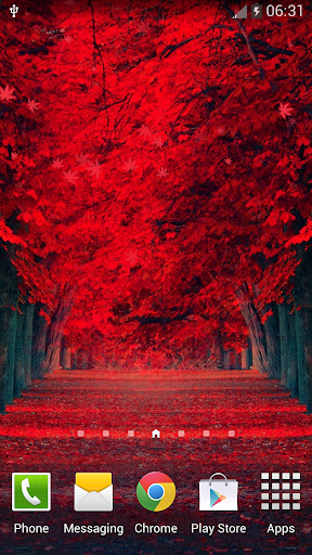 Red Leaves Live WallPaper