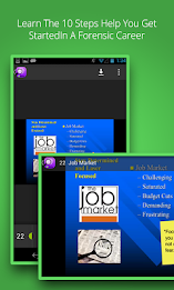 Forensic Science Jobs Course poster 2