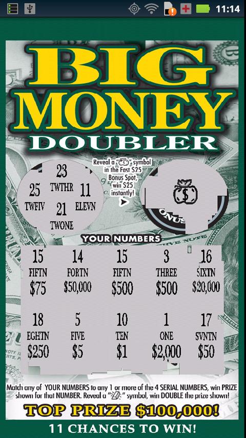 Money Doubler - Lotto Scratch Screen 3