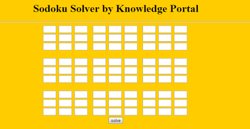 Sudoku Solver - KP