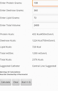 Calories to Grams Screenshots 1