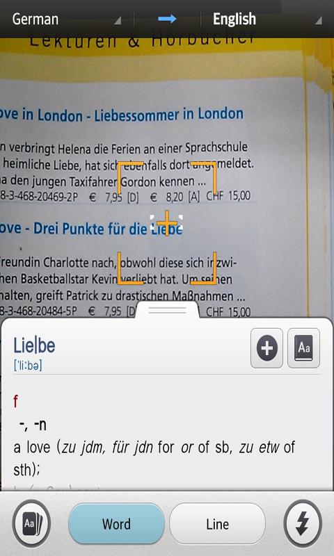 Android application Russian-&gt;English Dictionary screenshort