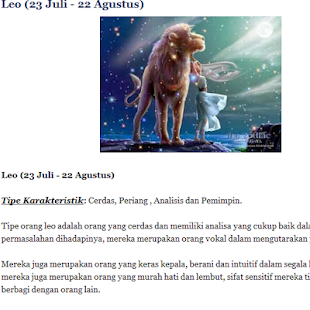 Sifat dan Karakter Zodiak-mu Screenshots 8