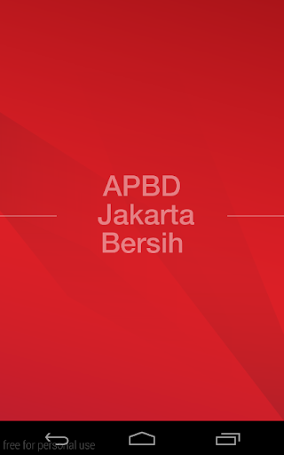 APBD Jakarta Bersih