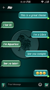 Leo Theme for GO SMS Screenshots 11