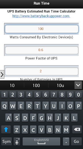 【免費工具App】UPS Battery Run Time Estimator-APP點子