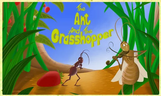 Ant and Grasshopper Storybook