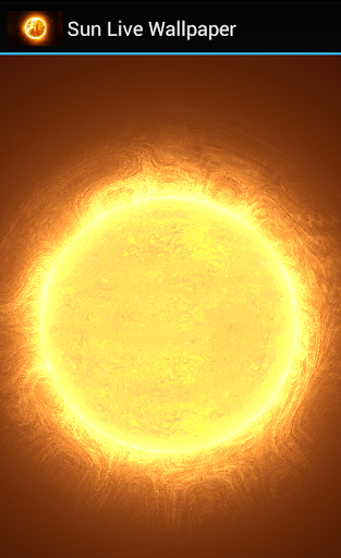 3D Sun: Live wallpaper