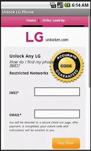 Unlock LG Phone