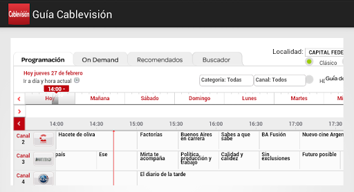 Guía Cablevisión Argentina