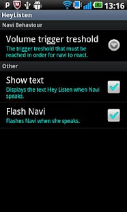 Hey Listen! - Sound activated Screen 2