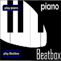 piano and beat box maker logo