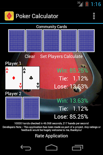 Poker Hand Odds Calculator