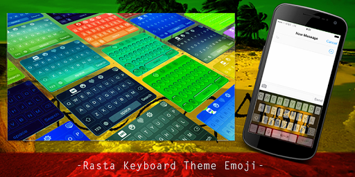 Rasta Keyboard Theme Emoji