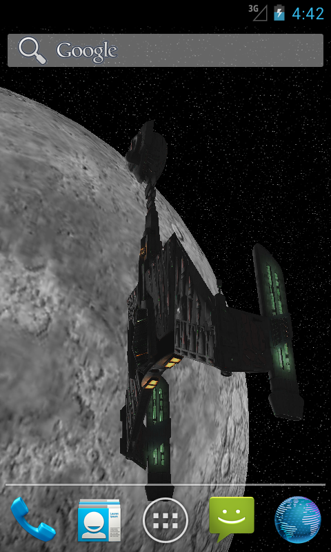 Star Trek Live Wallpaper Screen 2