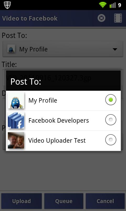 Video to Facebook (Ad-Free) Screen 3