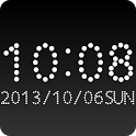 Dots clock widget -Me Clock icon