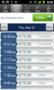 Free Celebration Golf Tee Times APK