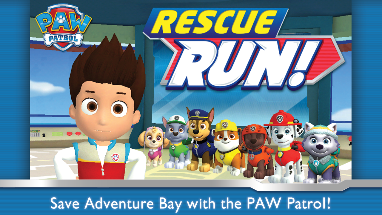 PAW Patrol Rescue Run HD Android Apps On Google Play