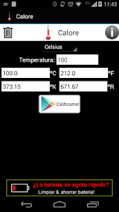 Calore: Temperature conversor Screenshots 0
