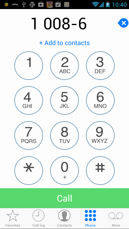 Dialer+  - Simple, Clean, Fast Screen 1